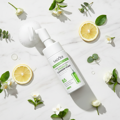 B5 Cleanser – Flat Lay Luxury Shot