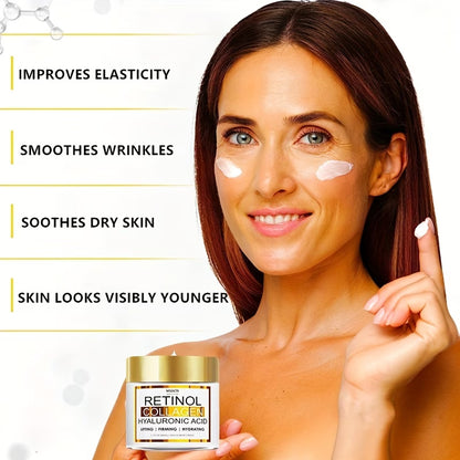 Retinol & Collagen Firming Cream – Hyaluronic Acid, Aloe & Vitamin E