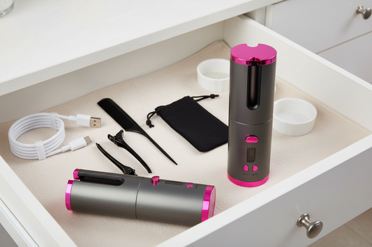 USB Wireless Charging Automatic Portable Curling Iron