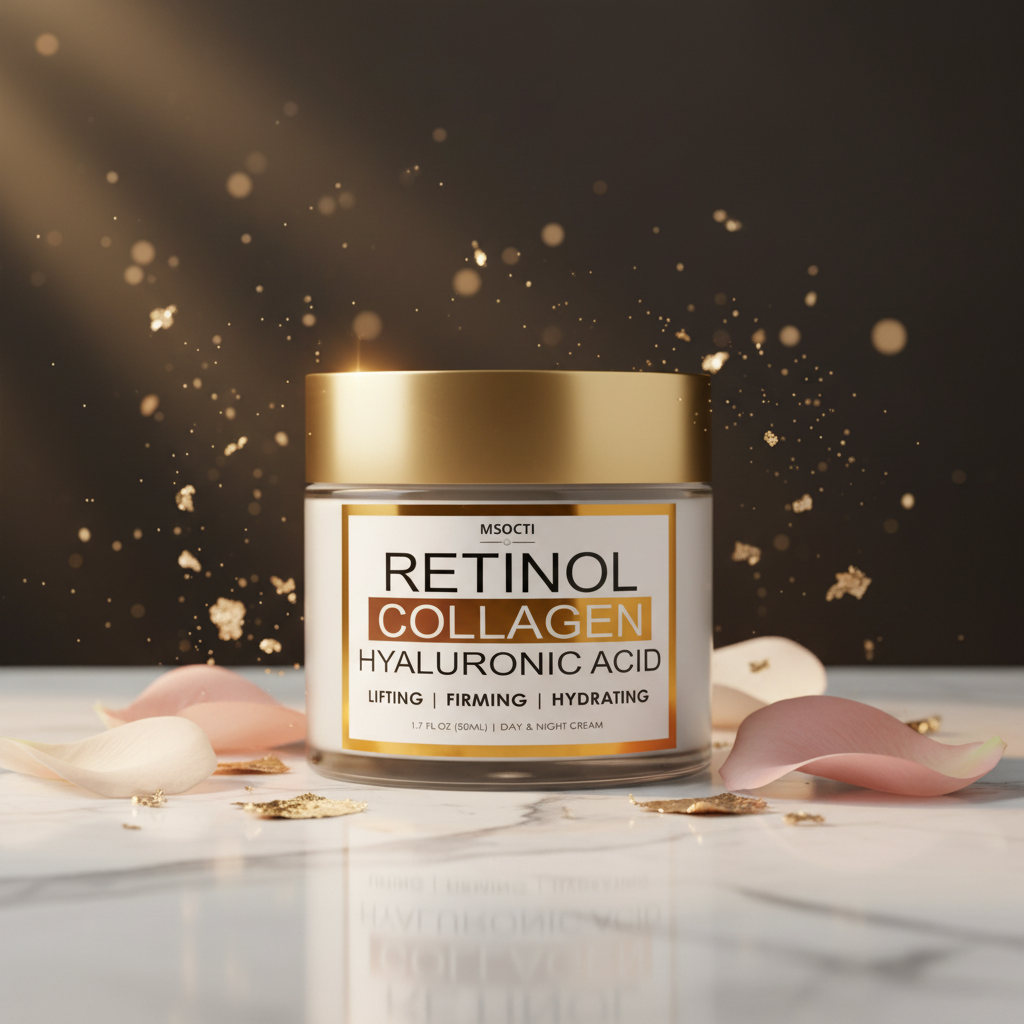 Retinol & Collagen Firming Cream – Hyaluronic Acid, Aloe & Vitamin E